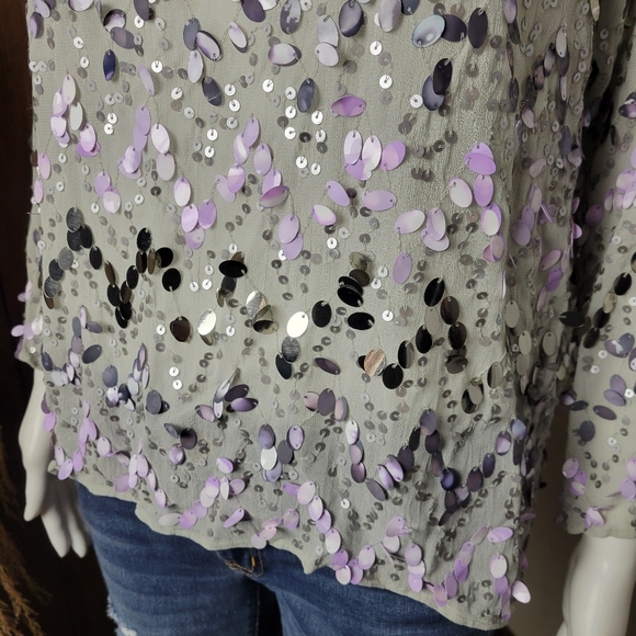 Gorgeous Sequin Top by Calypso - Picture 8 of 14